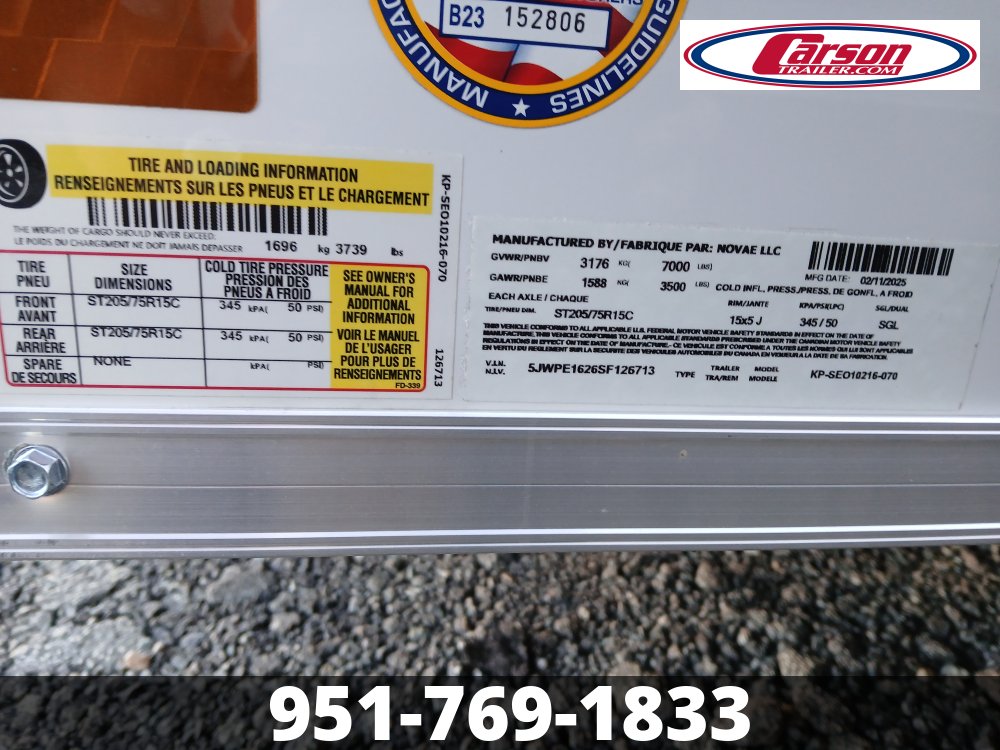 102x16 Pace American Enclosed Cargo