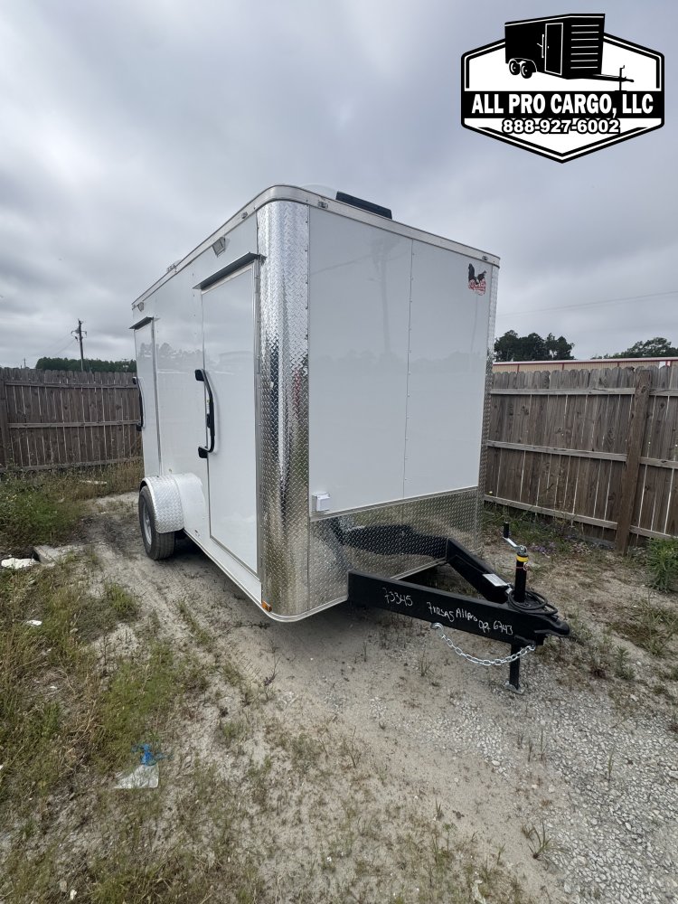 7'x12' Quality cargo Bathroom