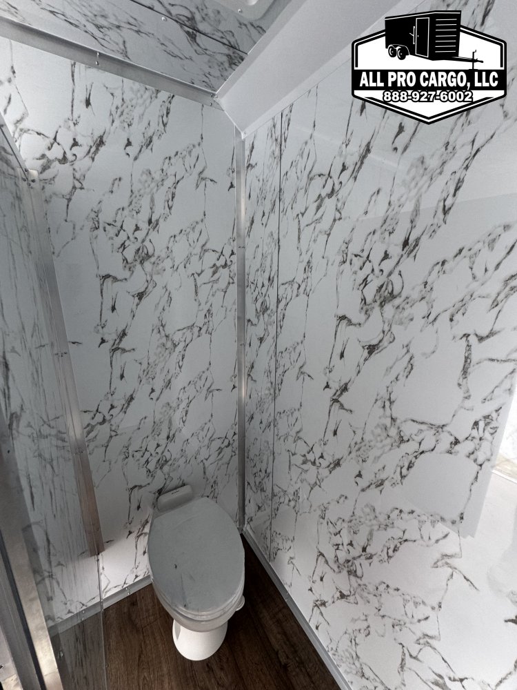 7'x12' Quality cargo Bathroom