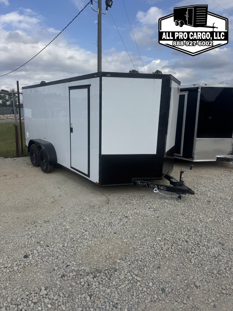 7'x16' Quality cargo Enclosed Cargo
