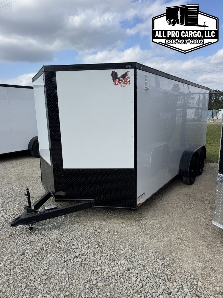 7'x16' Quality cargo Enclosed Cargo
