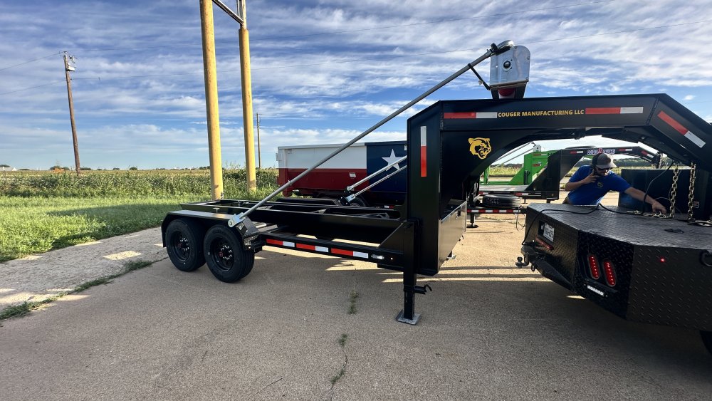 16K GVWR Couger 14ft Gooseneck Dump Trailer