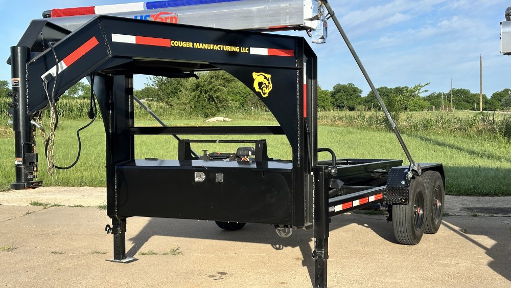 16K GVWR Couger 14ft Gooseneck Dump Trailer