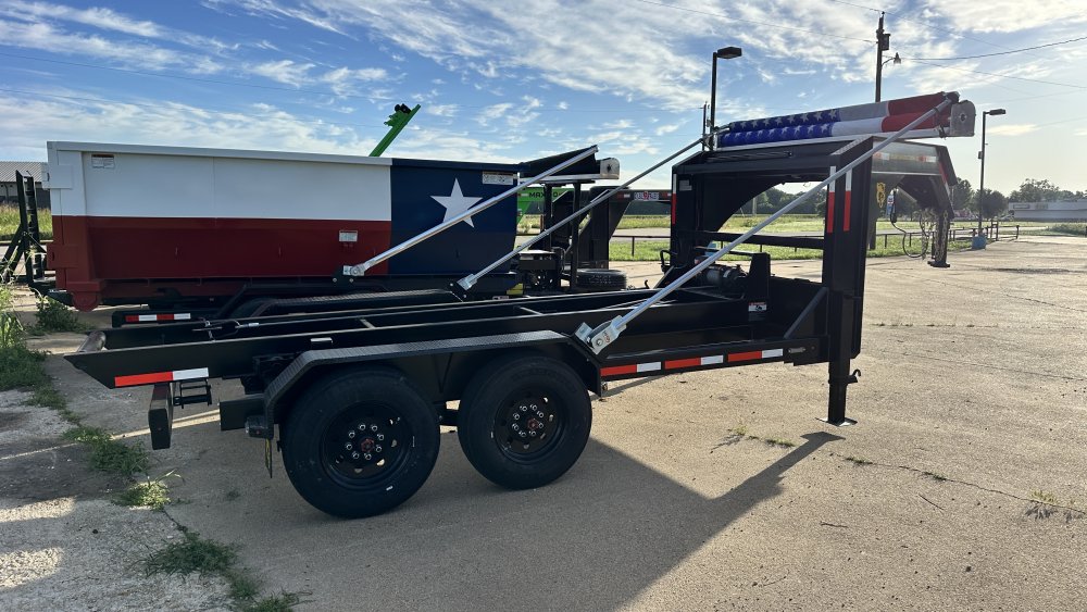 16K GVWR Couger 14ft Gooseneck Dump Trailer