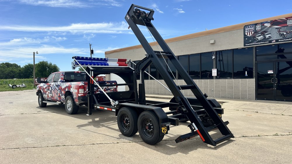 16K GVWR Couger 14ft Gooseneck Dump Trailer