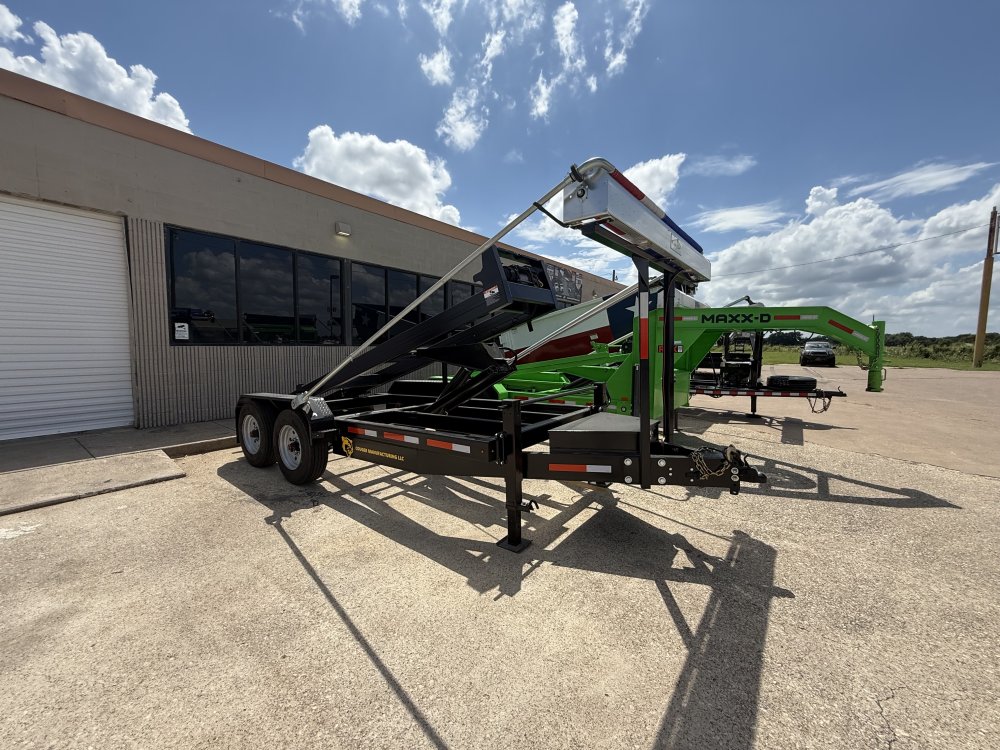 Couger Manufacturing 16K Bumper Pull Standard Rail Roll-Off Trailer