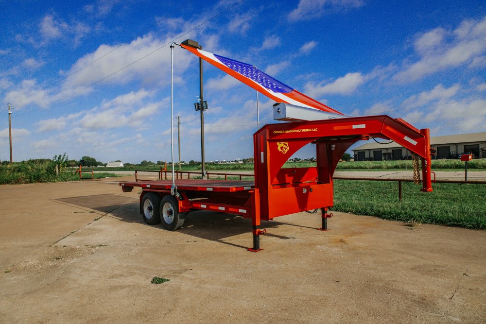 Couger Manufacturing 16K Gooseneck Standard Rail Roll-Off Trailer