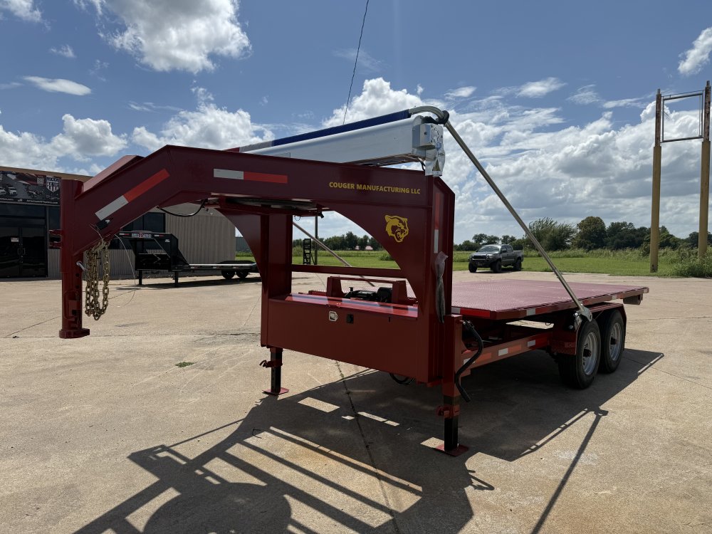 Couger Manufacturing 16K Gooseneck Standard Rail Roll-Off Trailer