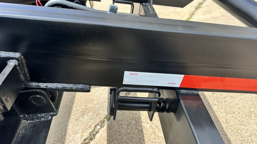 16FT 20K GVWR Gooseneck Roll-Off Trailer | Wireless Remote | Hydraulic Jacks | Auto Tarp