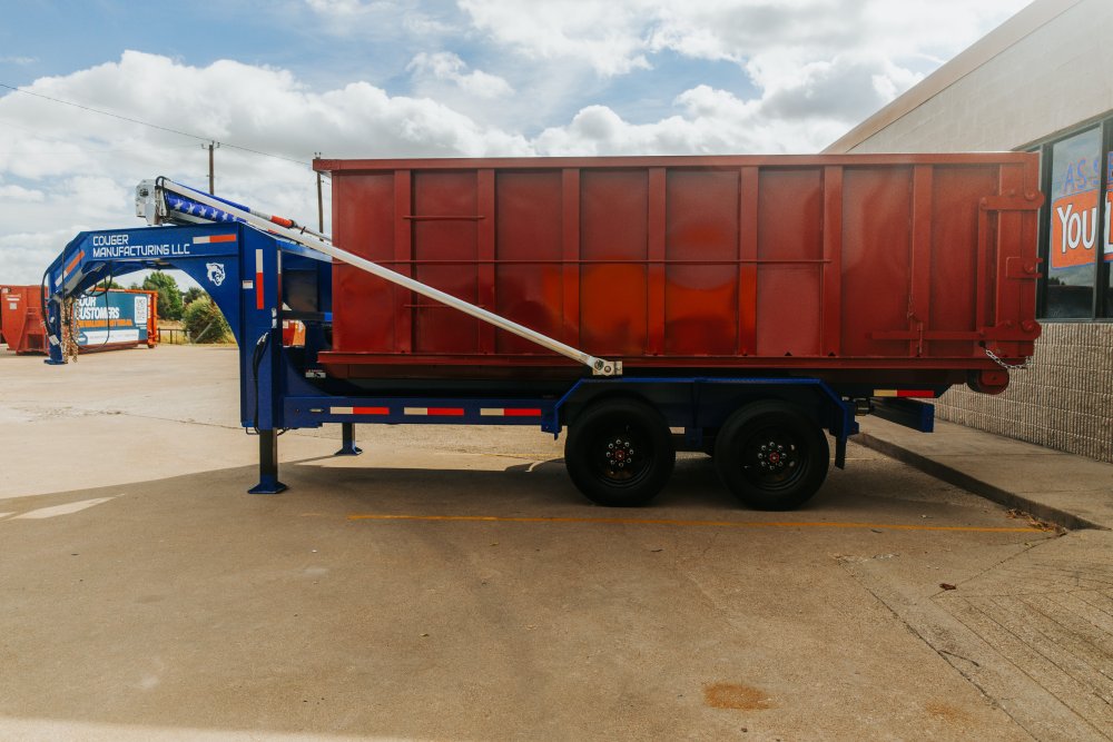 Couger 16' Gooseneck Roll-Off Trailer - 20K GVWR