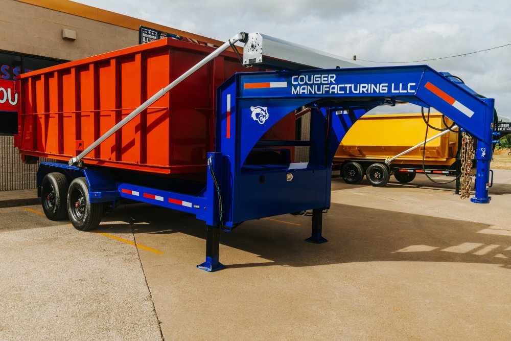 Couger 16' Gooseneck Roll-Off Trailer - 20K GVWR