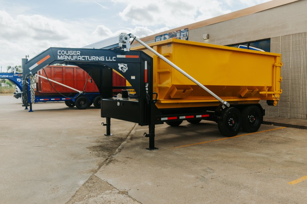 Couger 16' Gooseneck Roll-Off Trailer - 16K GVWR