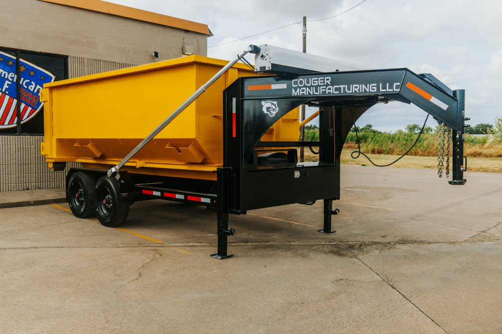 Couger 16' Gooseneck Roll-Off Trailer - 16K GVWR