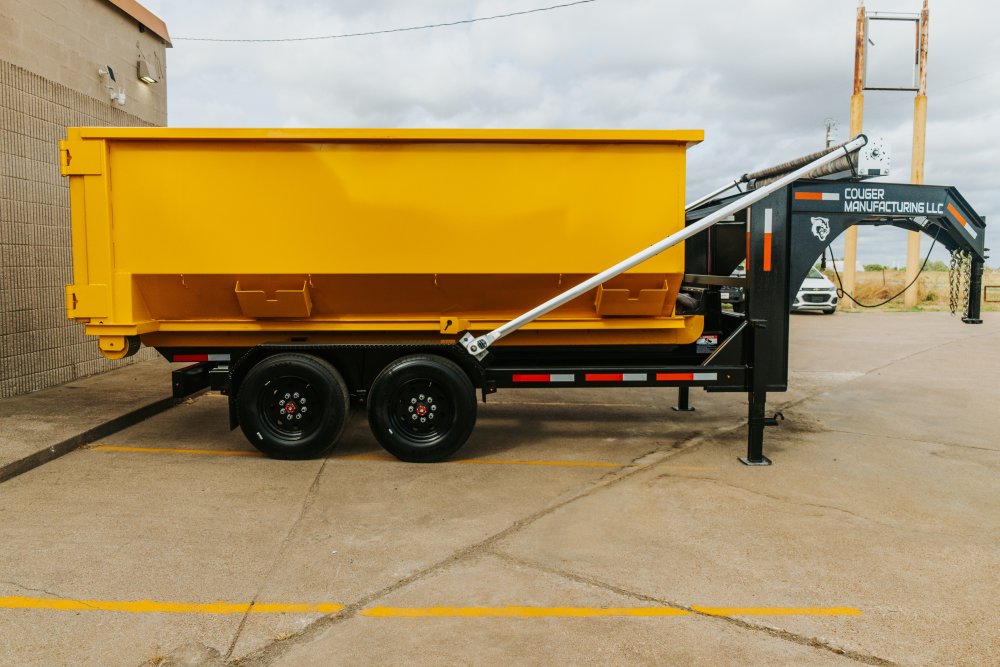 Couger 16' Gooseneck Roll-Off Trailer - 16K GVWR