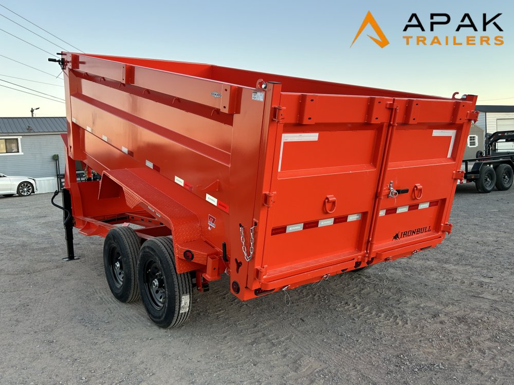 2026 Iron Bull 83x14 48" 14K Gooseneck Dump Trailer