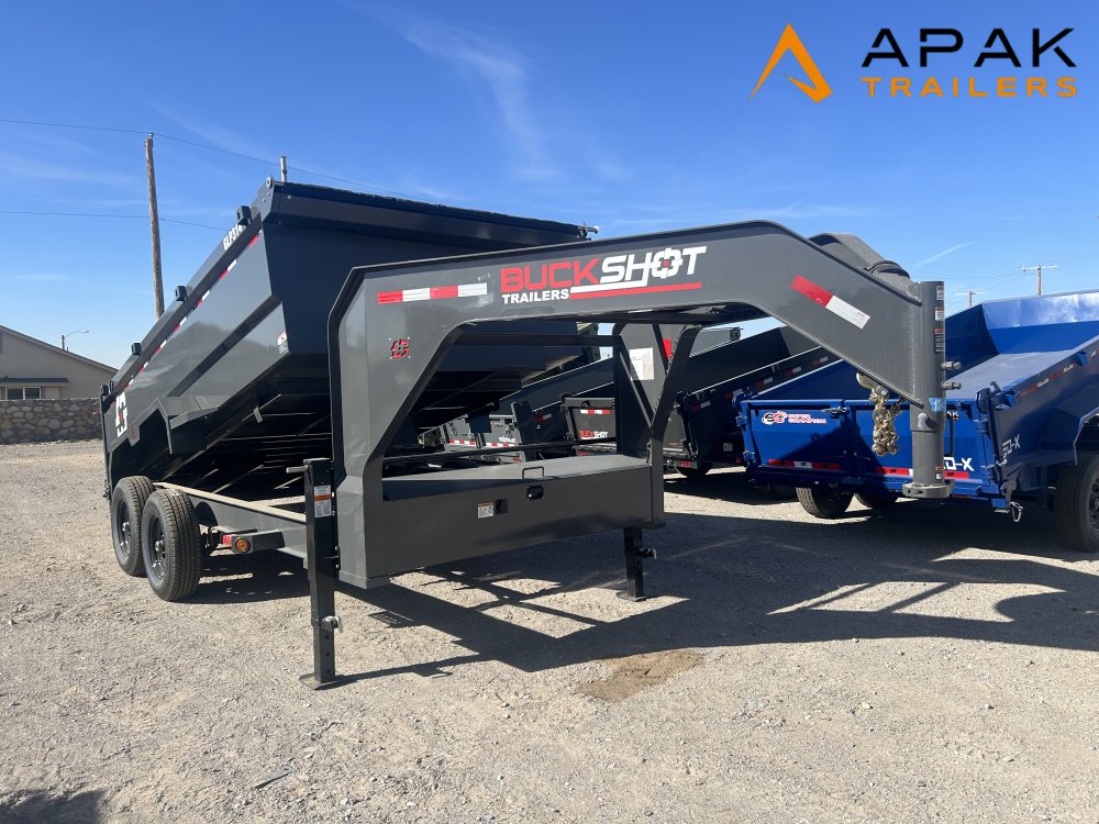 2026 Buckshot 7x14 14k Gooseneck Dump Trailer