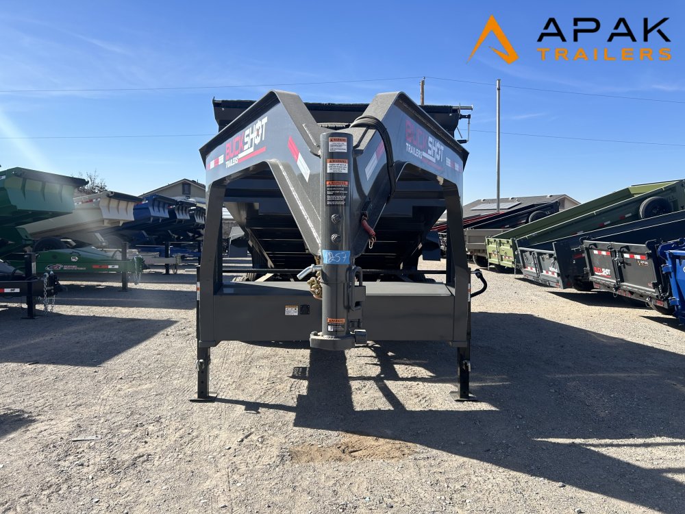 2026 Buckshot 7x14 14k Gooseneck Dump Trailer