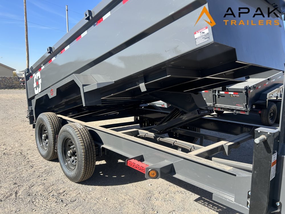 2026 Buckshot 7x14 14k Gooseneck Dump Trailer