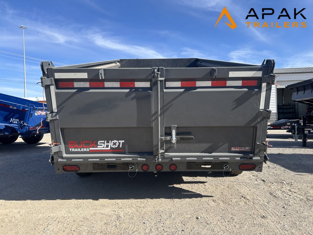 2026 Buckshot 7x14 14k Gooseneck Dump Trailer