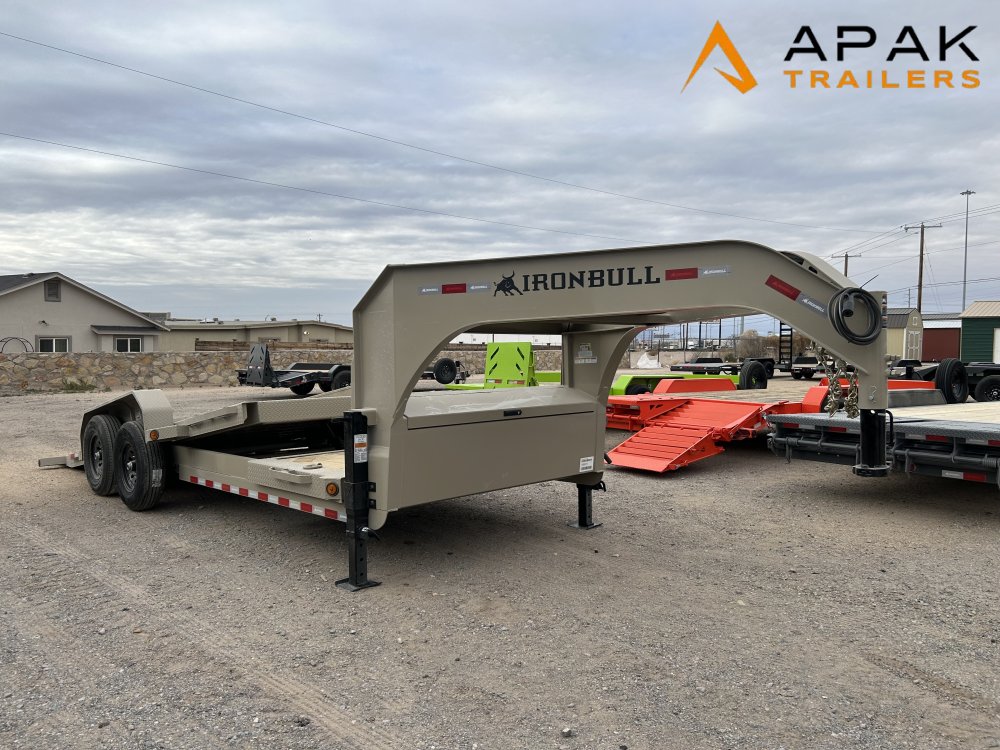 2026 Iron Bull 83x20 14K Gooseneck Tilt Trailer