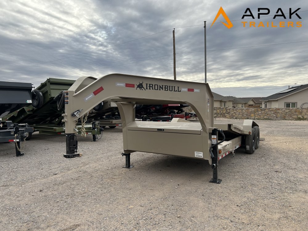 2026 Iron Bull 83x20 14K Gooseneck Tilt Trailer