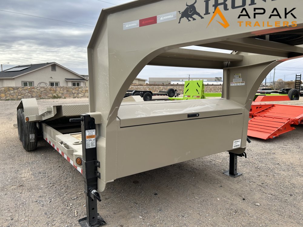 2026 Iron Bull 83x20 14K Gooseneck Tilt Trailer