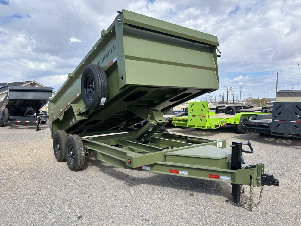 2026 Iron Bull 7x14x3 Dump Trailer
