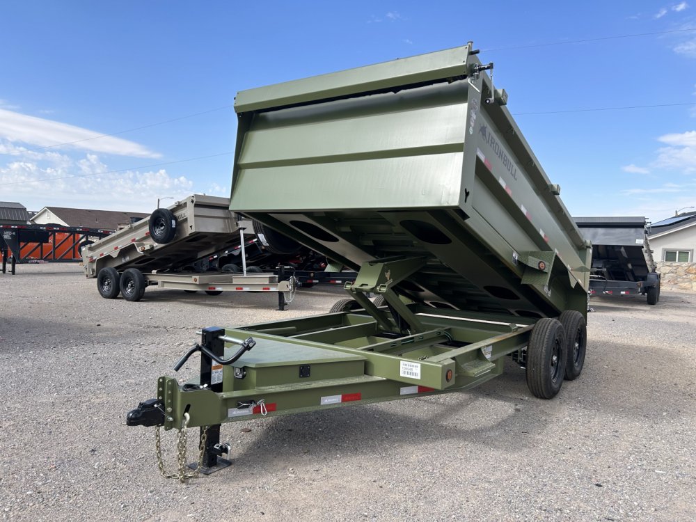 2026 Iron Bull 7x14x3 Dump Trailer
