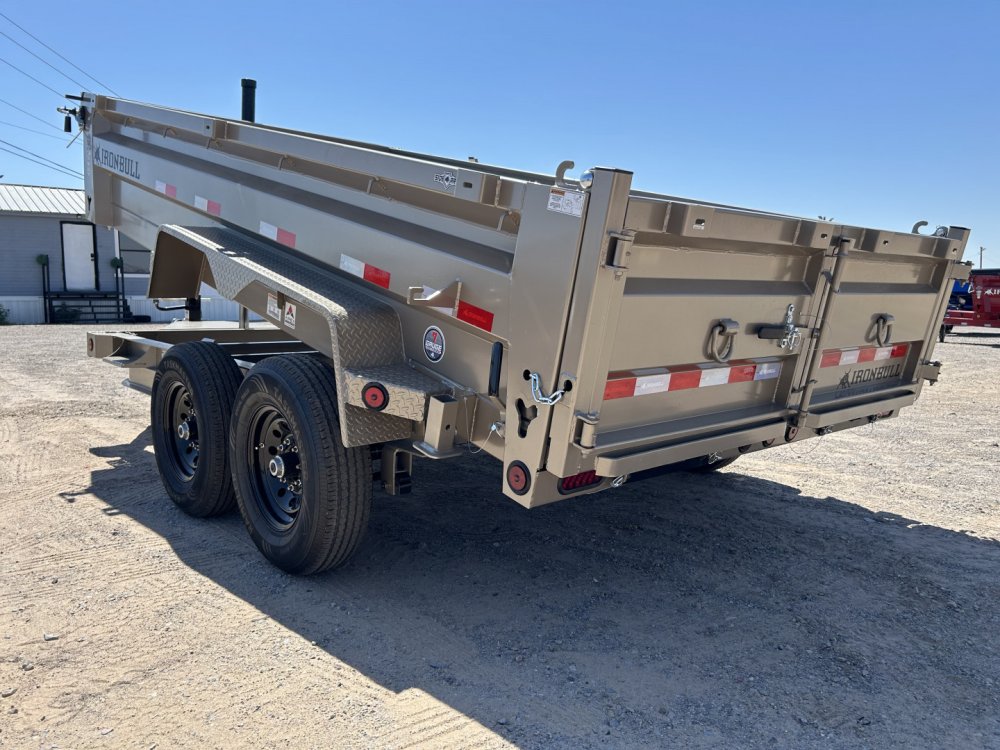 2026 Iron Bull 7x14 14k Telescopic Dump Trailer