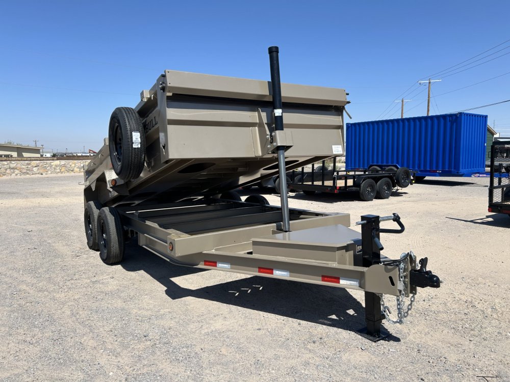 2026 Iron Bull 7x14 14k Telescopic Dump Trailer