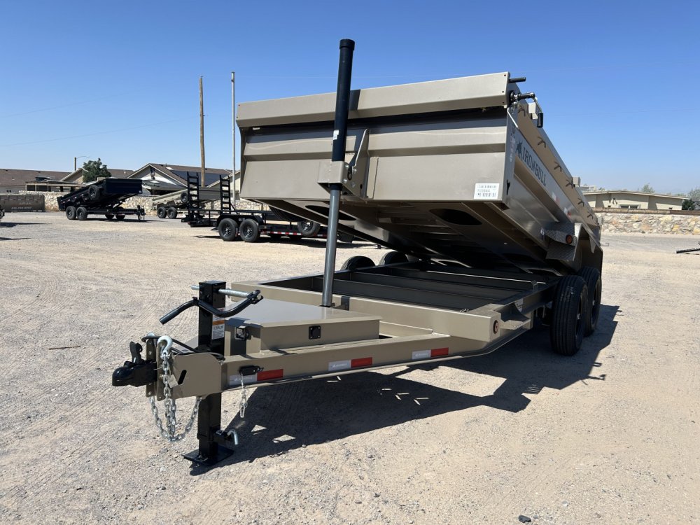 2026 Iron Bull 7x14 14k Telescopic Dump Trailer