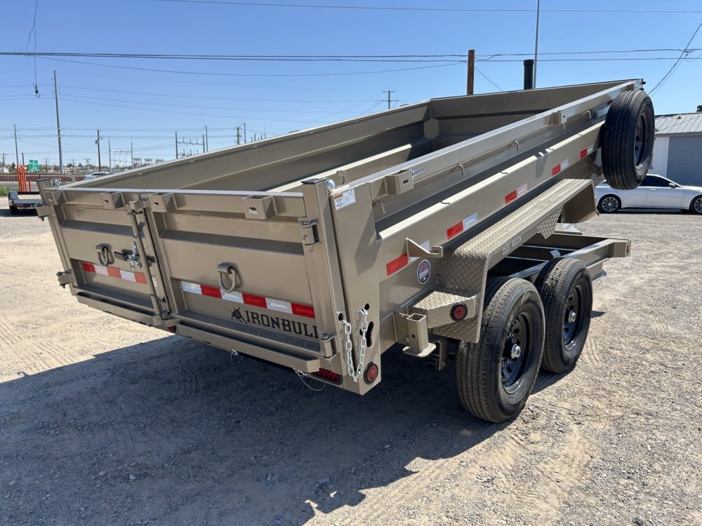 2026 Iron Bull 7x14 14k Telescopic Dump Trailer