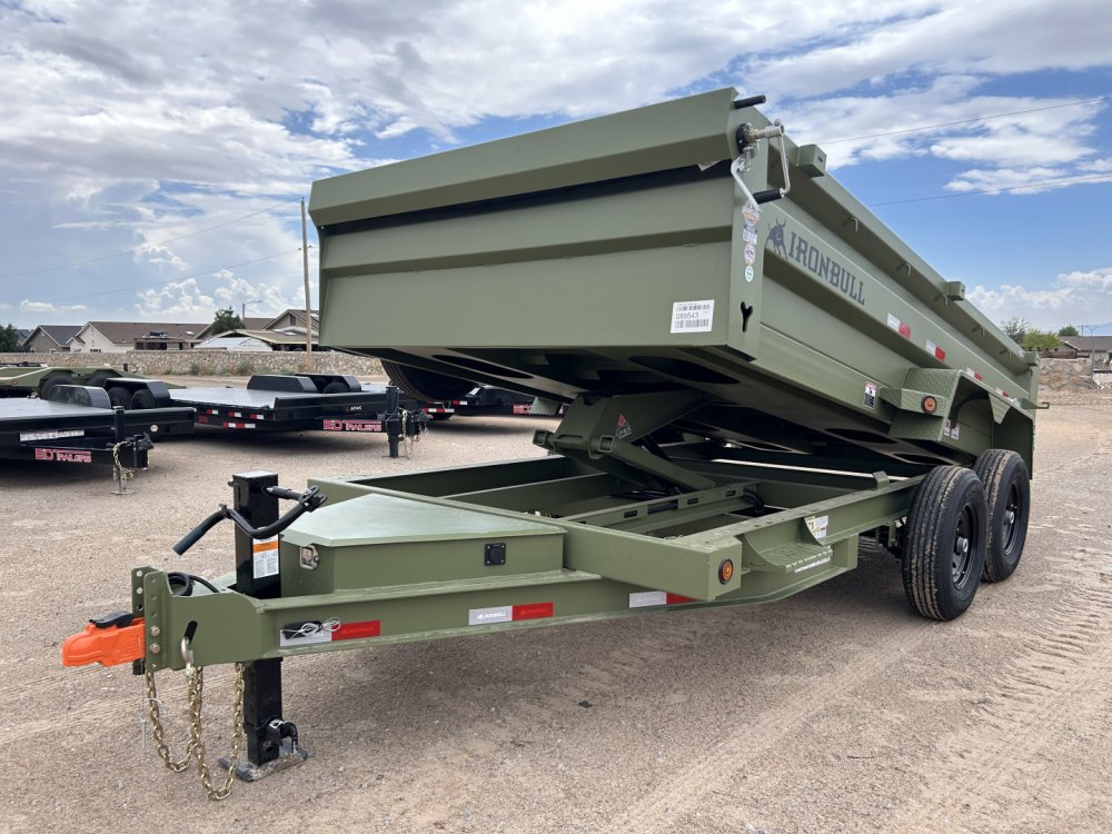 2026 Iron Bull 7x14 14k Dump Trailer