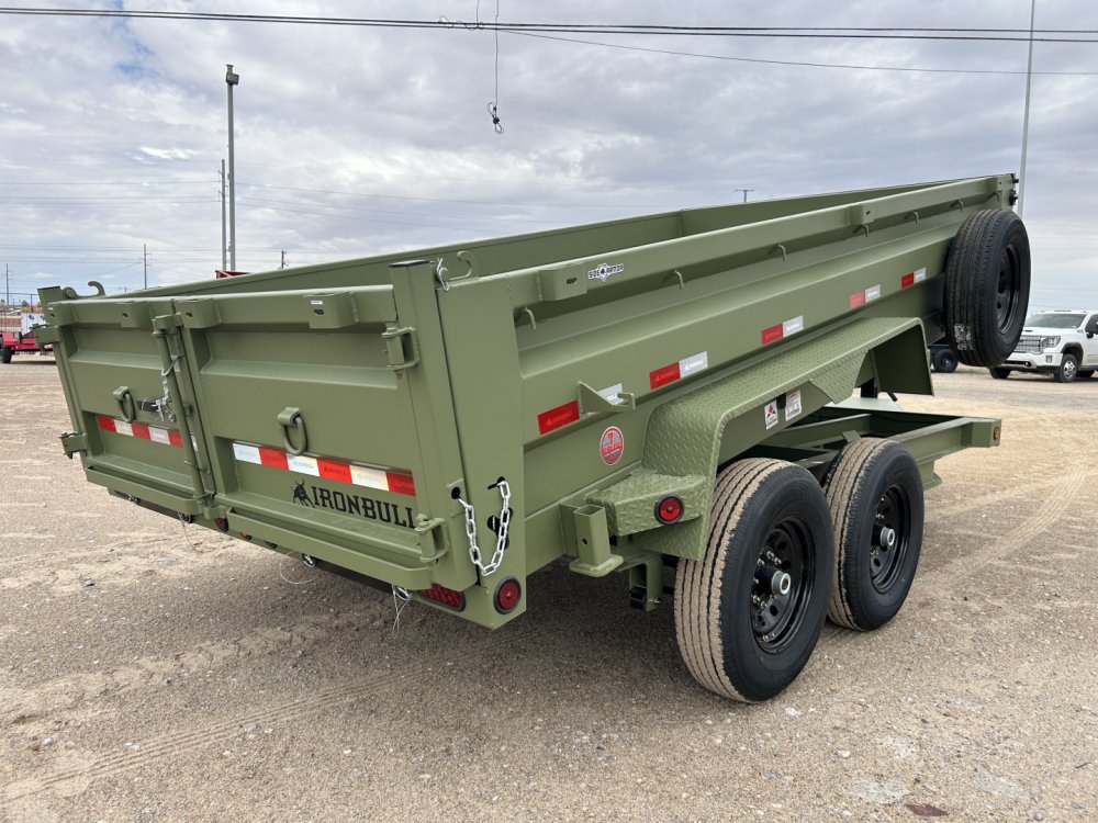 2026 Iron Bull 7x14 14k Dump Trailer