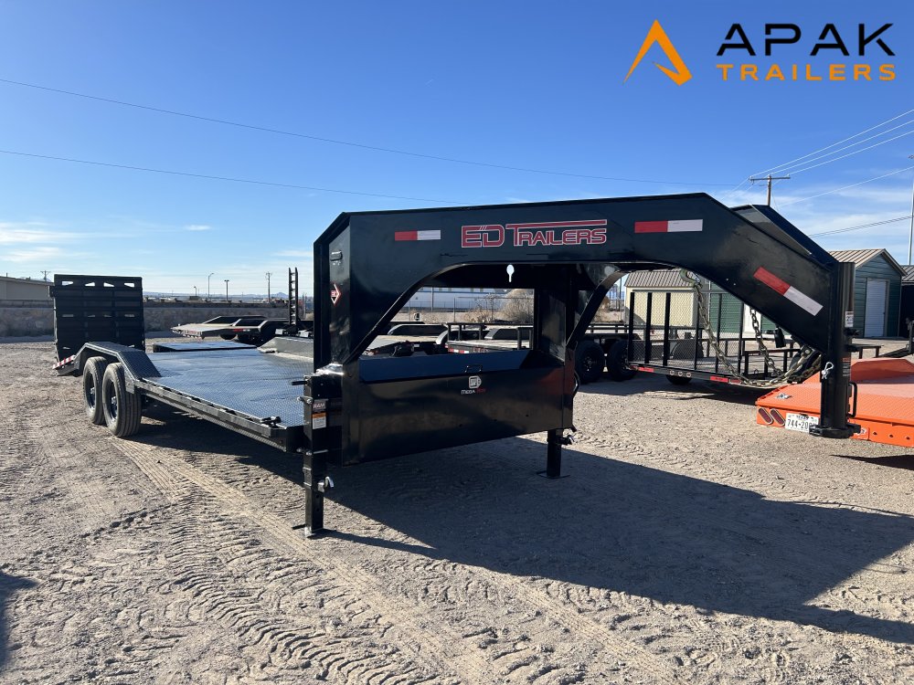 2026 ED 102x24 14k Gooseneck Equipment Trailer