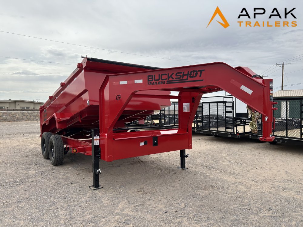 2027 Buckshot GH 7x14 36" Gooseneck Dump Trailer