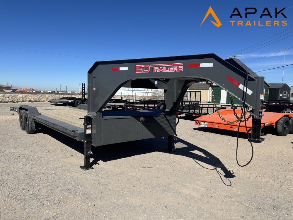 2026 ED 102x26 14k Gooseneck Equipment Trailer