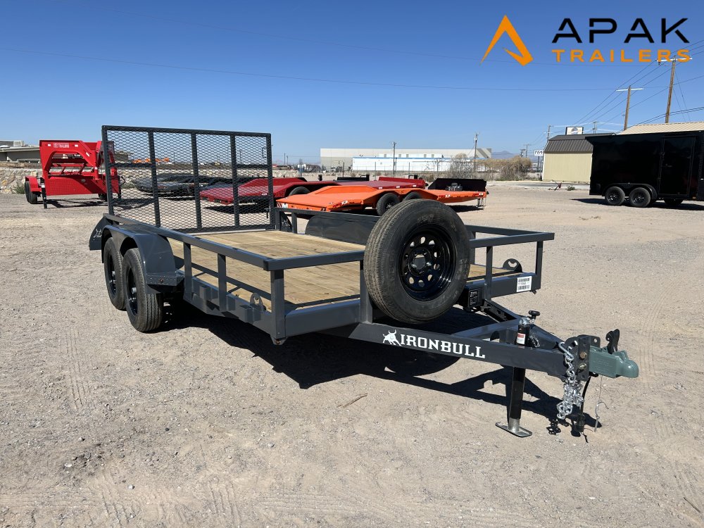 2026 Iron Bull UTB 83x14 7k Utility Trailer
