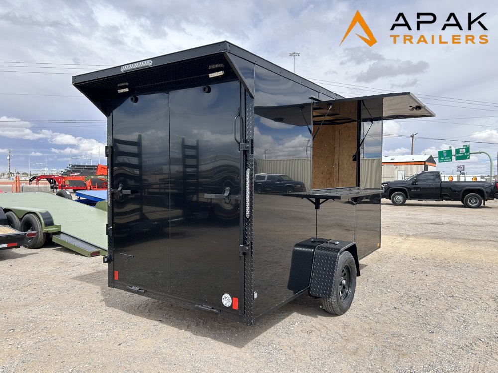 2026 Triple Trailers 6x12 Vending Enclosed Trailer