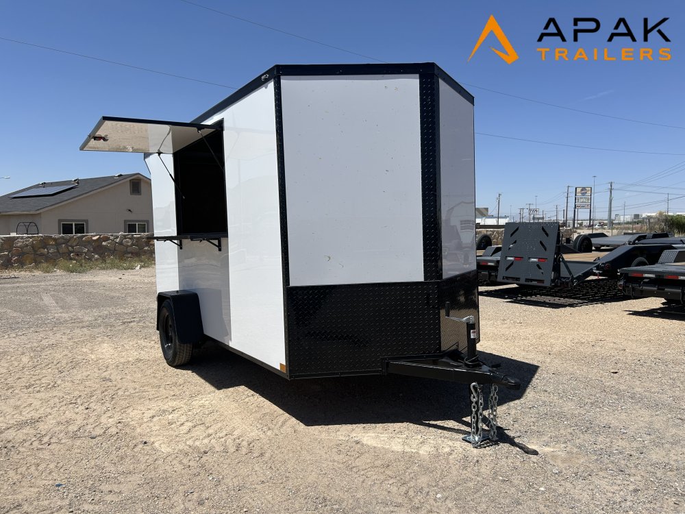 2027 Triple Trailers 6x12 SA Vending Enclosed Trailer