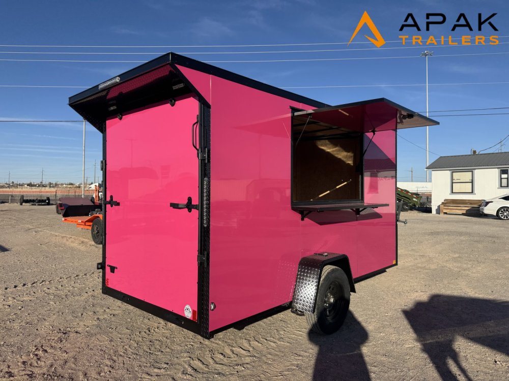 2026 Triple Trailers 6X12 Vending Enclosed Trailer