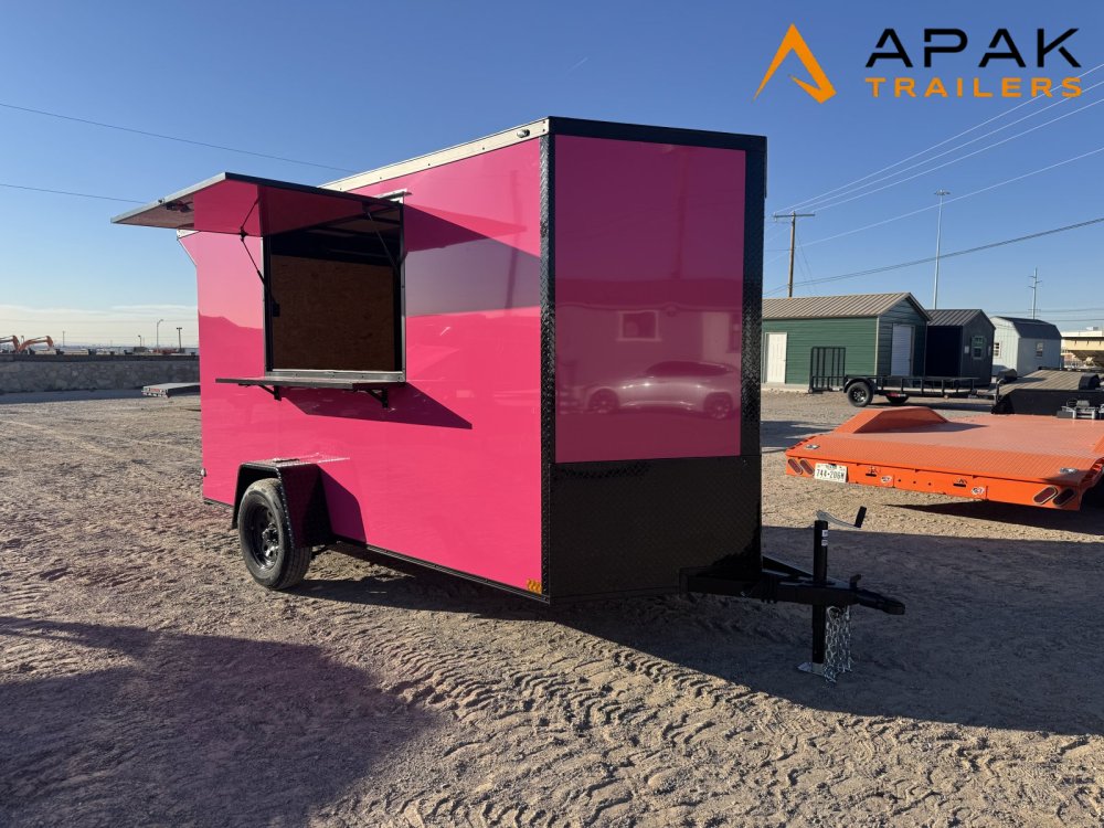 2026 Triple Trailers 6X12 Vending Enclosed Trailer