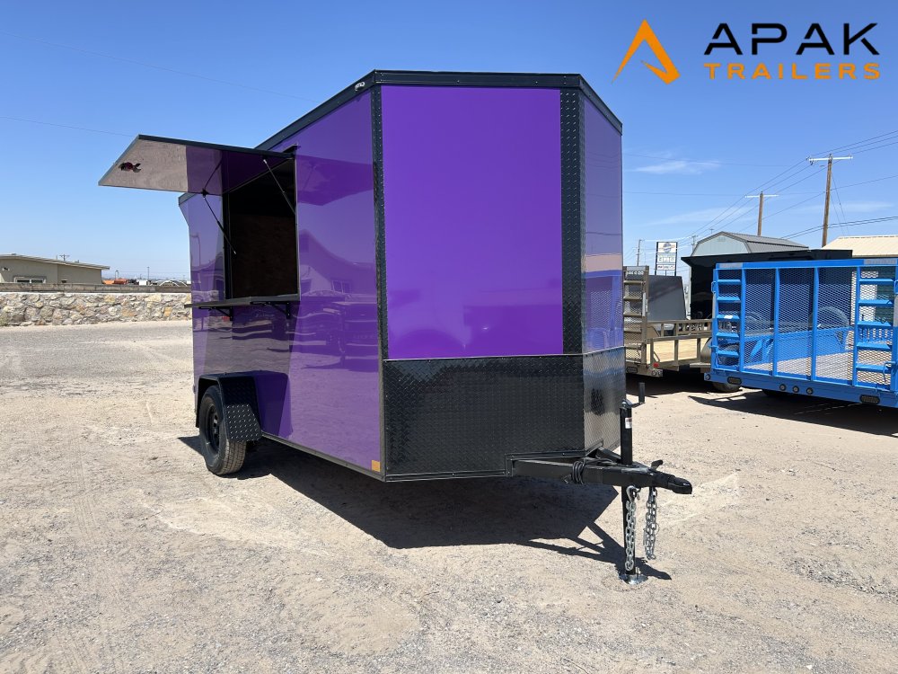 2027 Triple Trailers 6x12 SA Vending Enclosed Trailer