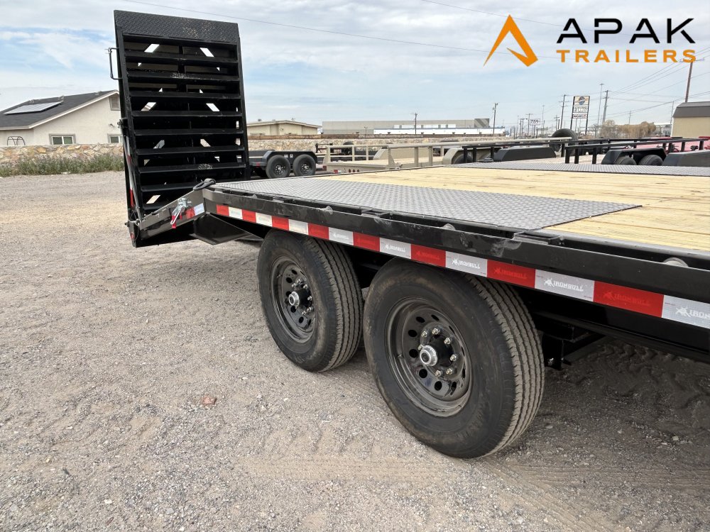 2026 Iron Bull FDG 102x25 14k Gooseneck Deckover Trailer