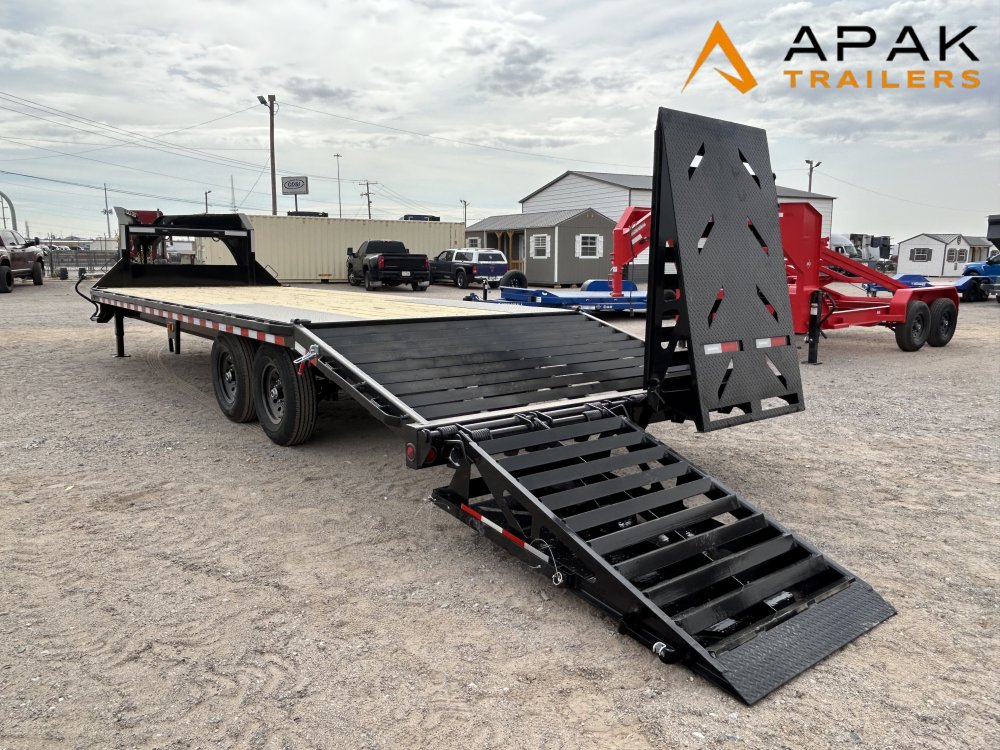 2026 Iron Bull FDG 102x25 14k Gooseneck Deckover Trailer