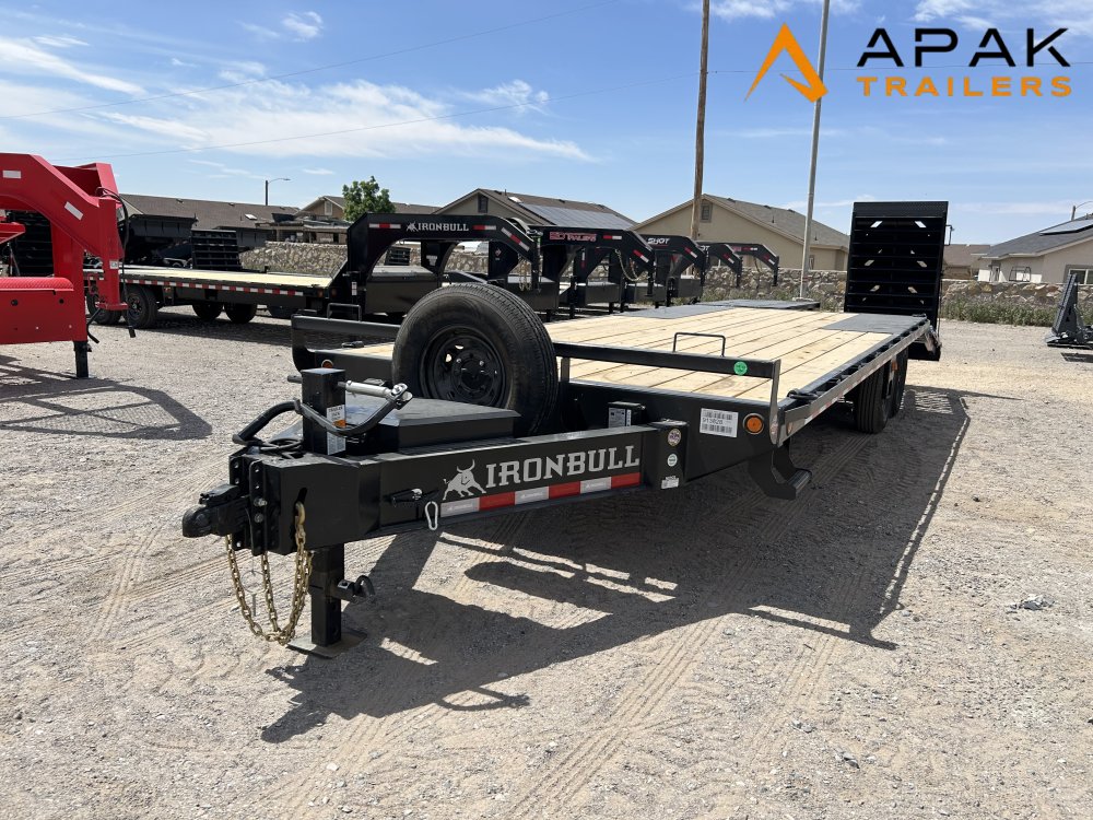 2026 Iron Bull FDP 102x24 14k Deckover Trailer