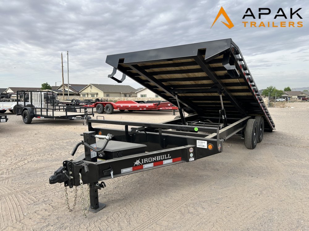 2026 Iron Bull TDP 102x22 14k Deckover Tilt Trailer