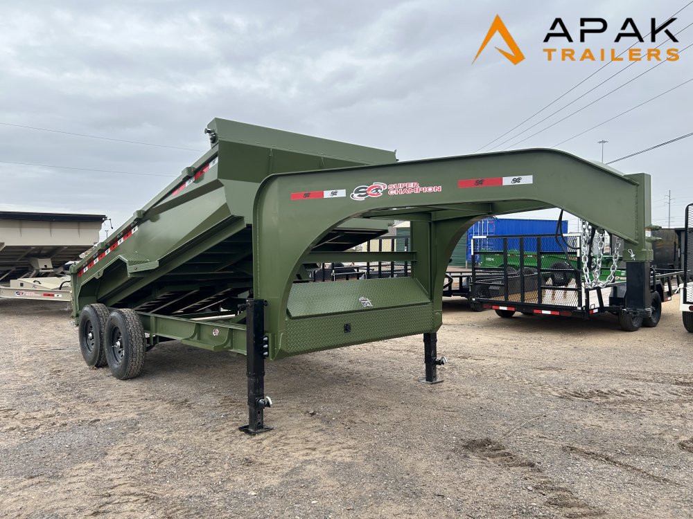 2025 Super Champion 7x14 14k Gooseneck Dump Trailer