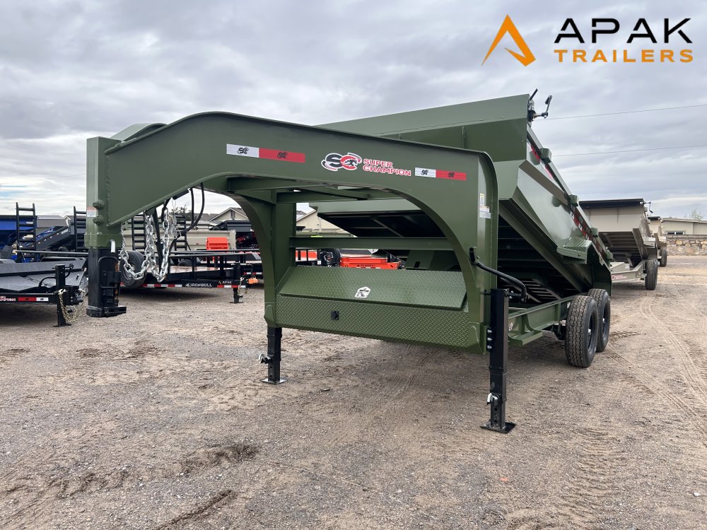 2025 Super Champion 7x14 14k Gooseneck Dump Trailer