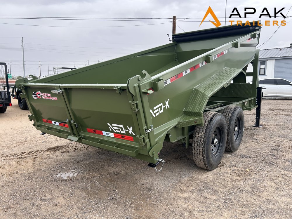2025 Super Champion 7x14 14k Gooseneck Dump Trailer